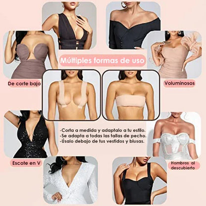 Cinta levanta busto boob + Cubrepezon
