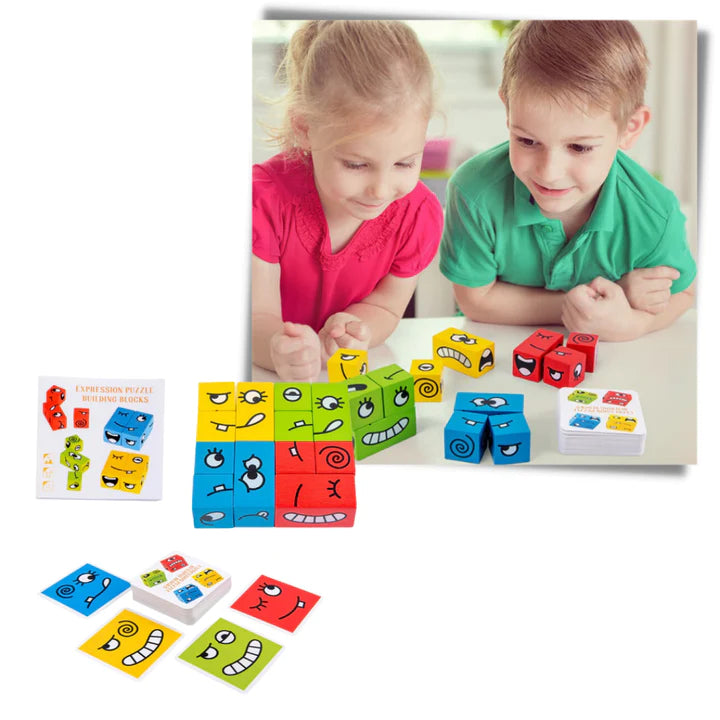 Juego de Mesa Educativo Cubos Emoji® + Envio Gratis
