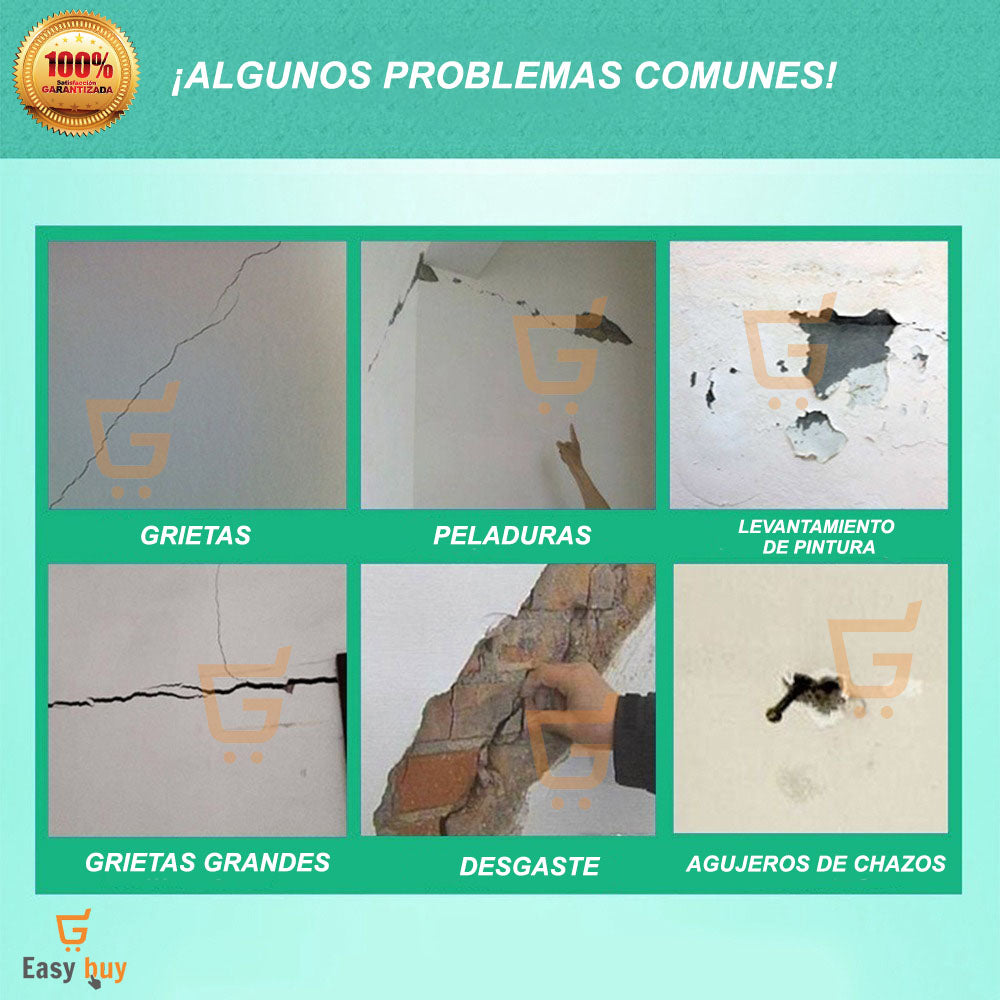 Crema Reparadora de Paredes con Grietas 🚛Envio Gratis + Pago Contraentrega