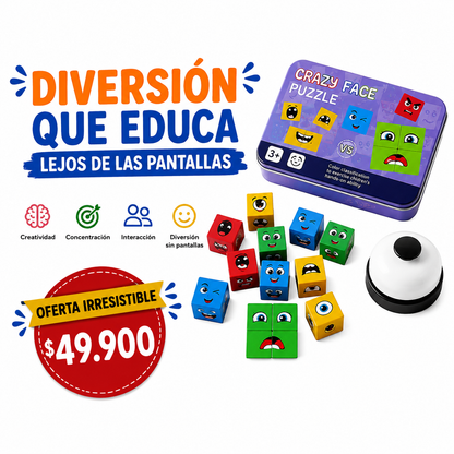 Juego de Mesa Educativo Cubos Emoji® + Envio Gratis