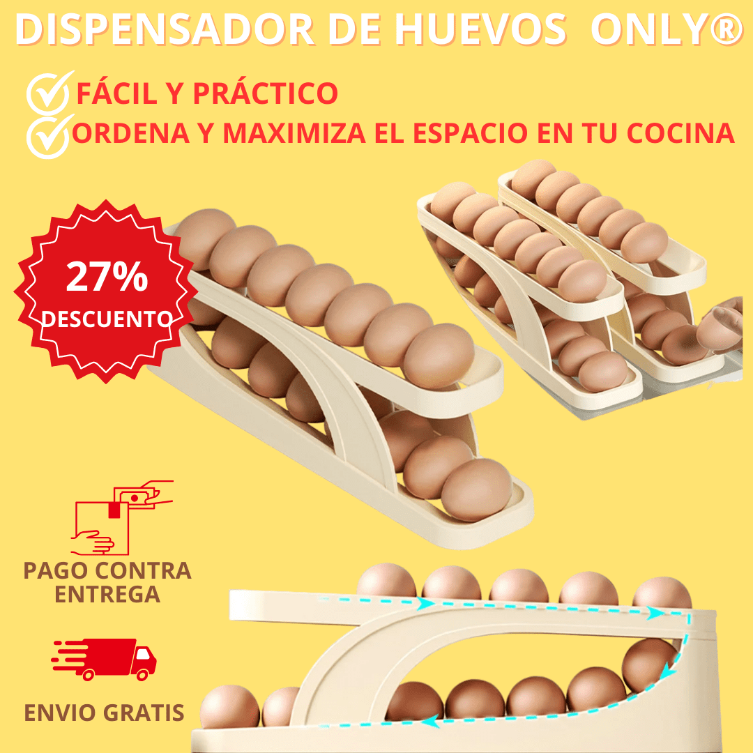 Dispensador de Huevos Only®️ + Envio Gratis y Pago Contra Entrega🚚