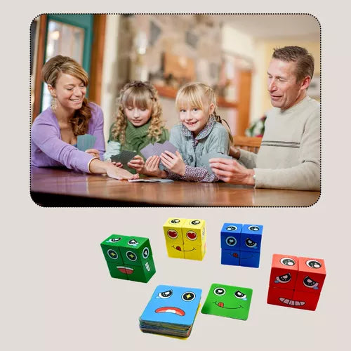 Juego de Mesa Educativo Cubos Emoji® + Envio Gratis