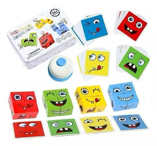Juego de Mesa Educativo Cubos Emoji® + Envio Gratis