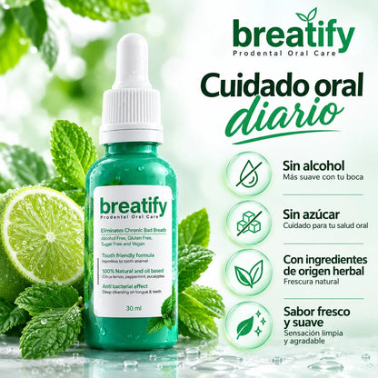 Refrescante Bucal - BREATIFY - Envió Gratis + Pago Contra Entrega🚛