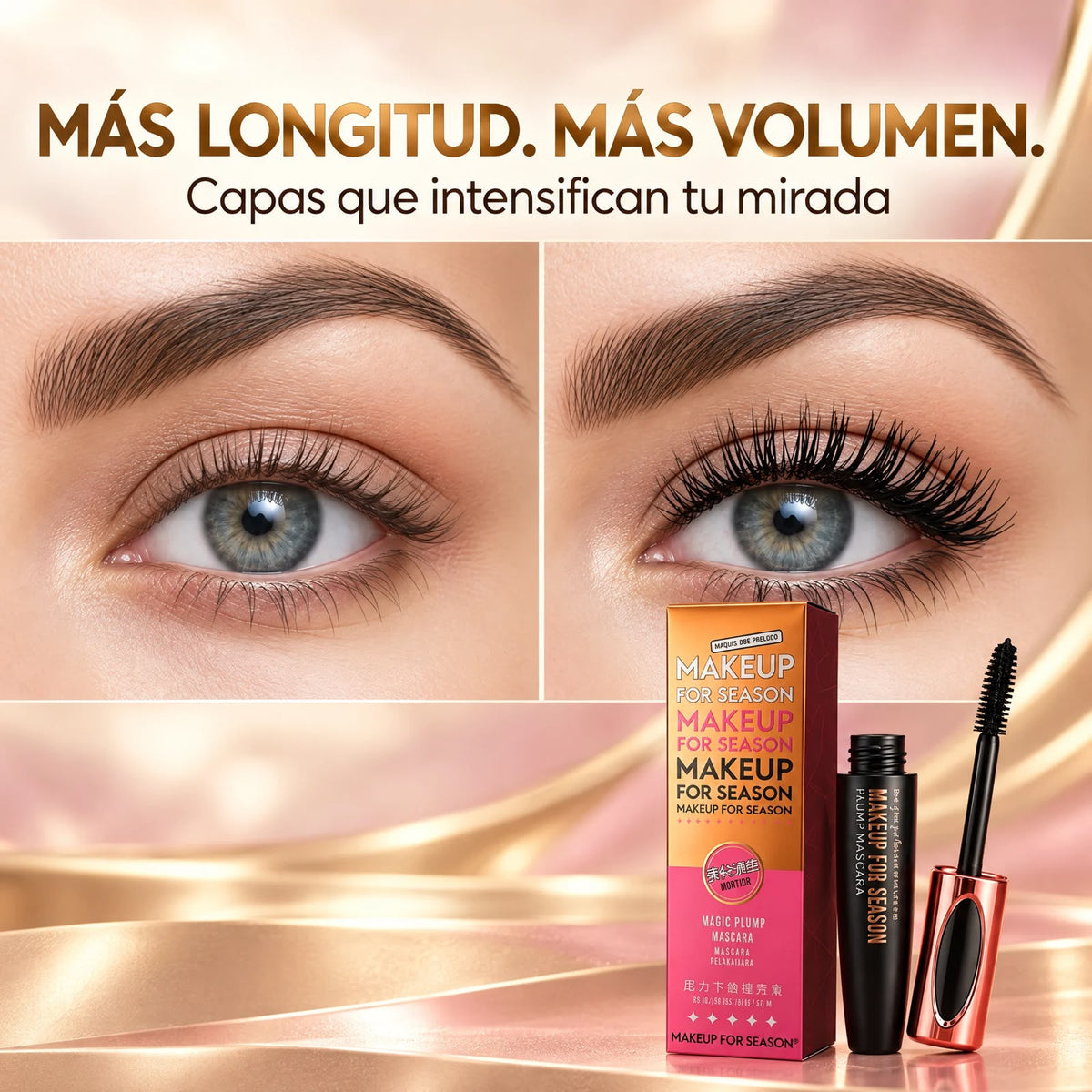 Pestañina Makeup 4D Original - 🚚 Envió Gratis + Pago Contra Entrega