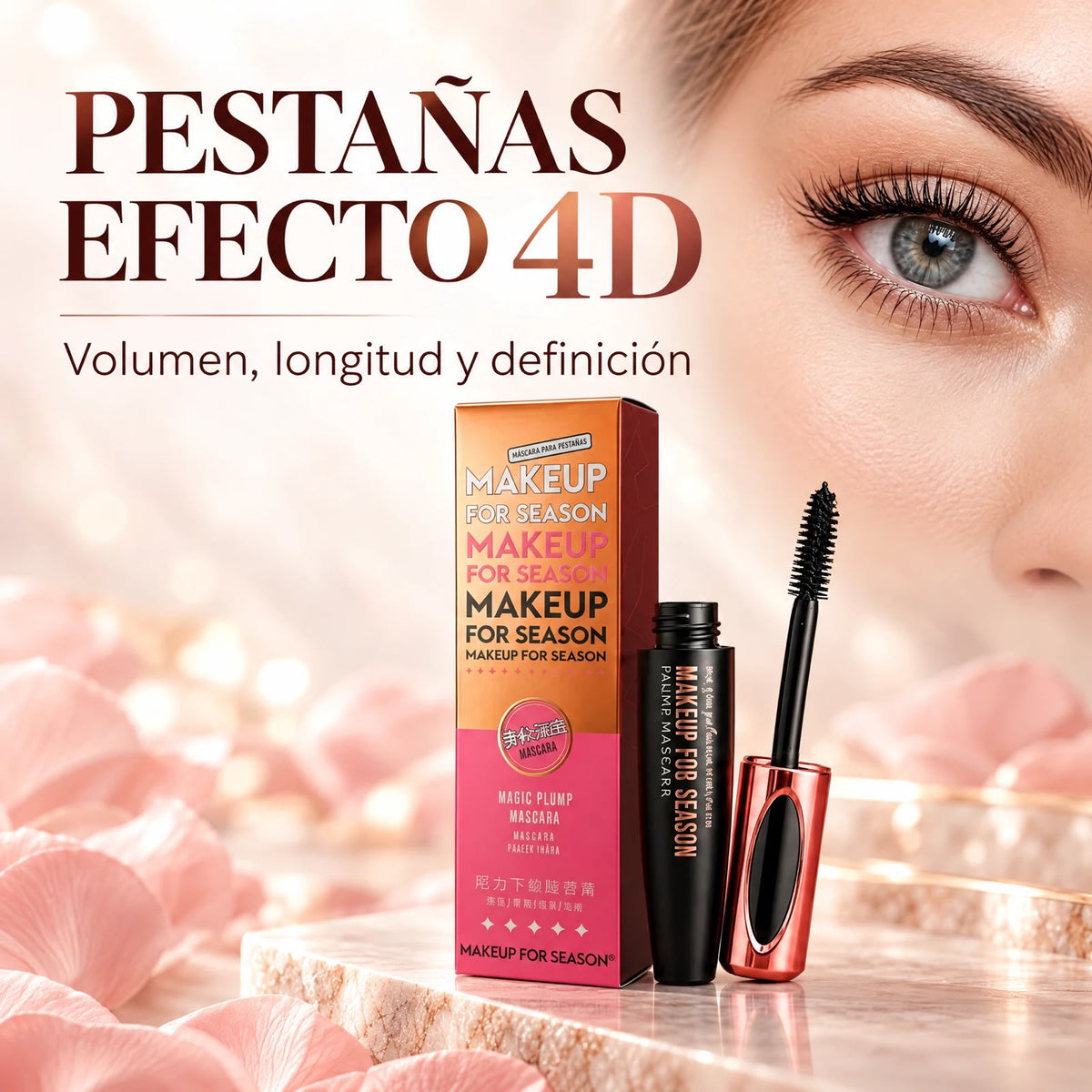 Pestañina Makeup 4D Original - 🚚 Envió Gratis + Pago Contra Entrega