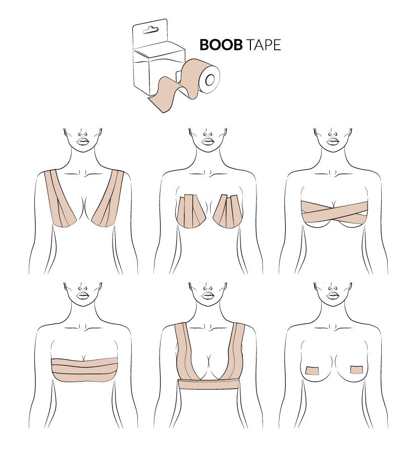 Cinta levanta busto boob + Cubrepezon