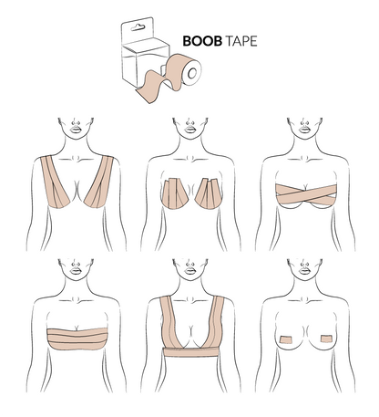 Cinta levanta busto boob + Cubrepezon
