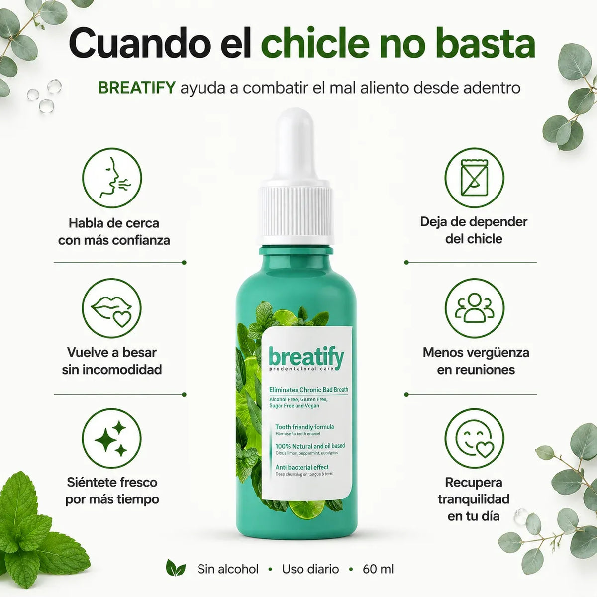Refrescante Bucal - BREATIFY - Envió Gratis + Pago Contra Entrega🚛