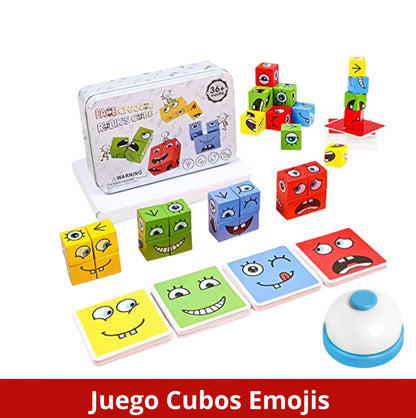 Juego de Mesa Educativo Cubos Emoji® + Envio Gratis